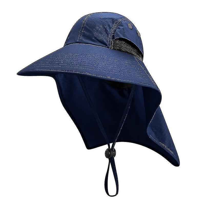 Pretty Comy Fishing Hat Sunshade Uv Protection Wide Cap Neck Protect Hat For Outdoor Fishing Hiking