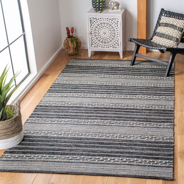 Striped Kilim Stk516 Hand Woven Area Rug Safavieh