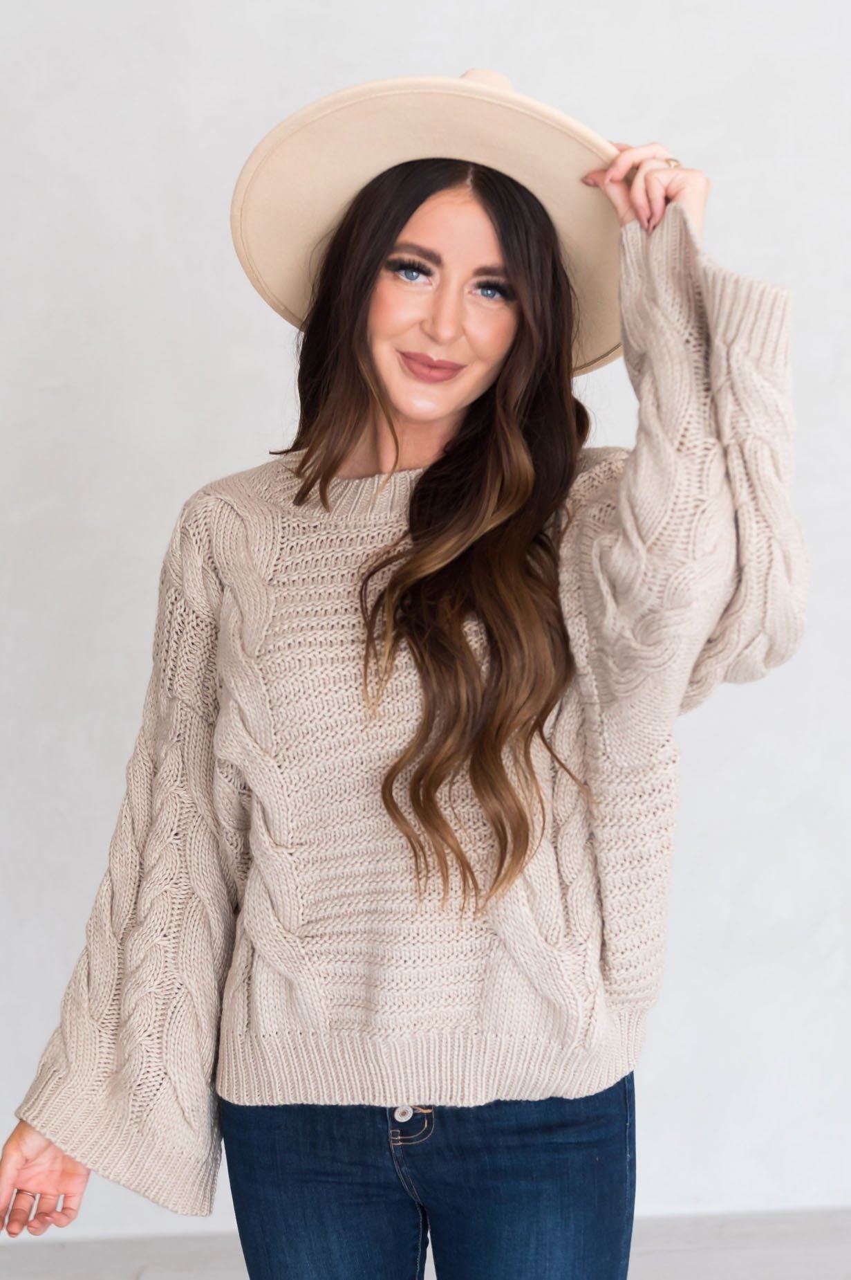 Optimistic Beauty Oversized Sweater