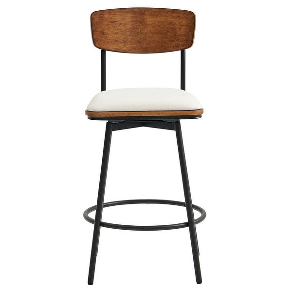 Claire Swivel Counter Height Bar Stool Set of 2