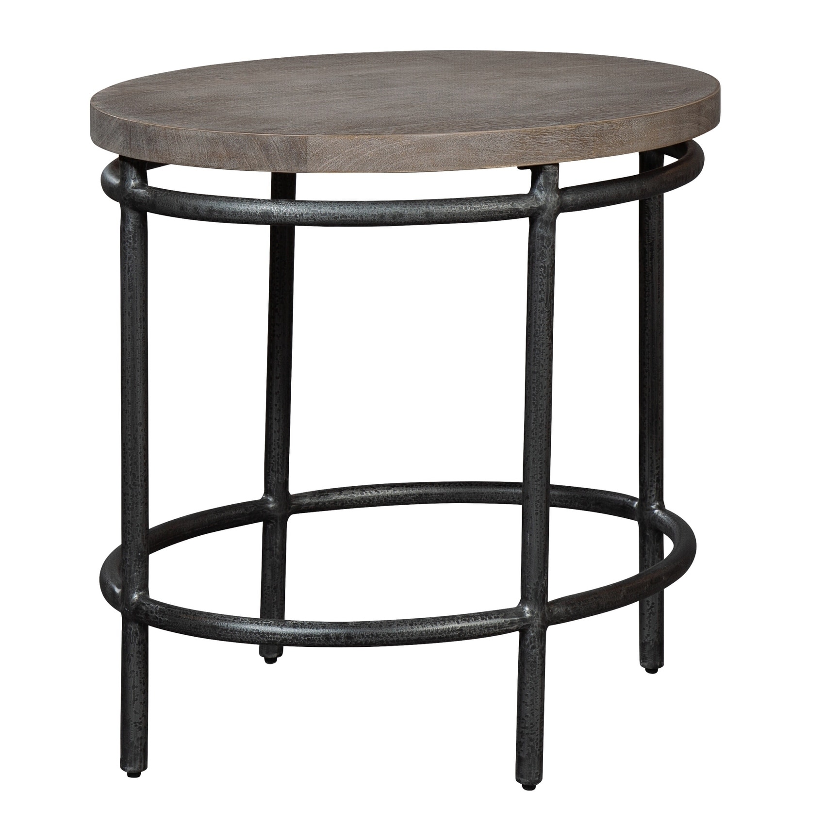 Oval Solid Wood End Table - Sedona