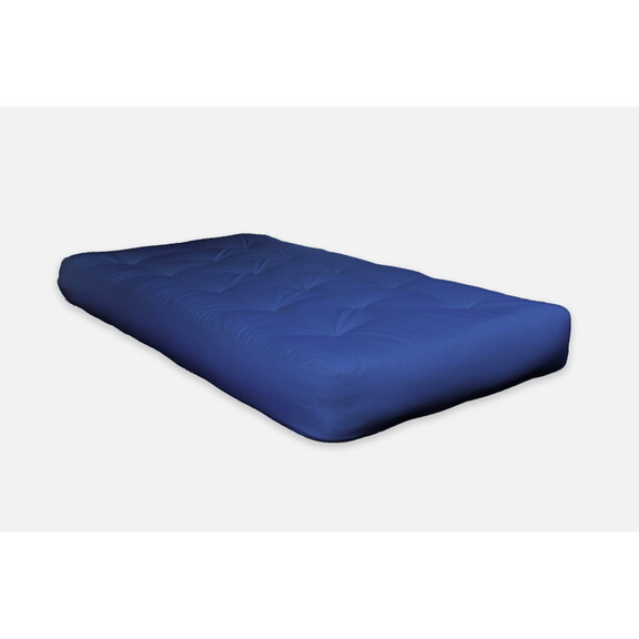 6 Royal Blue Single Foam Futon Mattress  Full Siz...