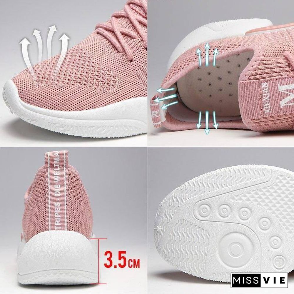 New Women Fashion Casual Shoes Lightweight Platform Ladies Breathable Sneakers Tenis Feminino Zapatos Deportivos Para Mujer