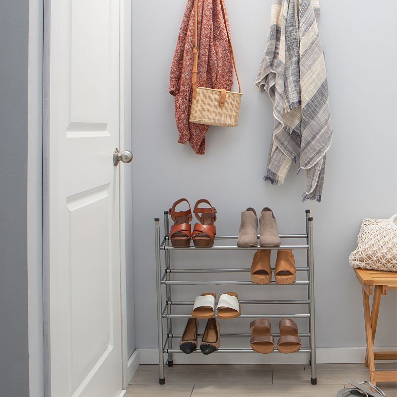 Simplify 4-Tier Expandable Shoe Rack