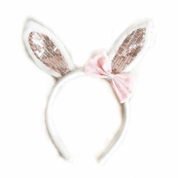 Sequin Bunny Ears Headband