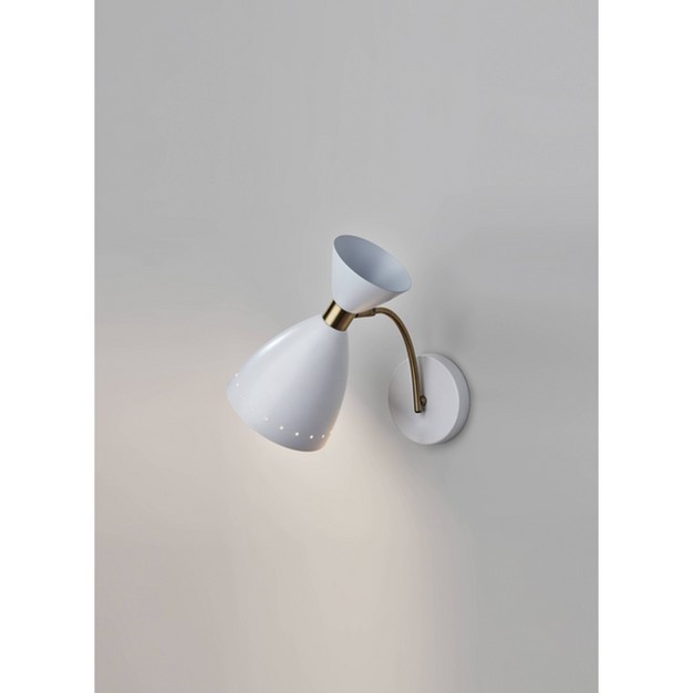 Oscar Wall Light White Adesso