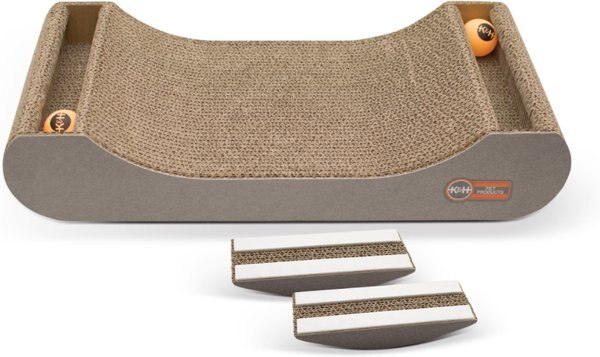 KandH Pet Products Kitty Tippy Scratch n' Track Cat Scratcher Toy with Catnip