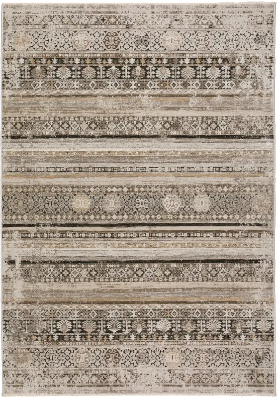 Antalya 8 x 10 Vintage Taupe Area Rug