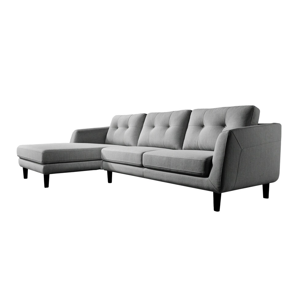 Aurelle Home Ragnar Mid Century Modern Sectional Sofa