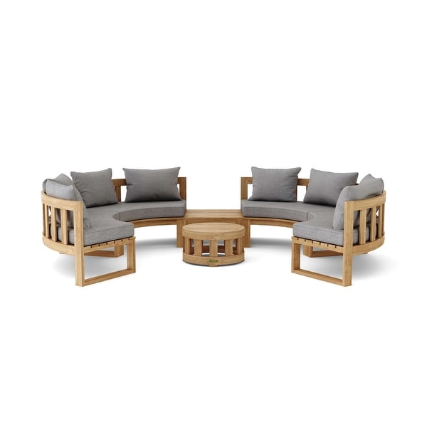 SET811 Circular Modular Deep Seating Set