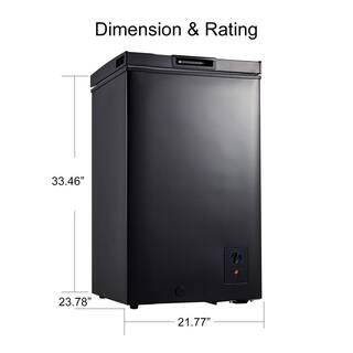 Kalamera 3.5 Cu.ft compact deep freezer freestanding for homeapart with lowest -4? KCF-100