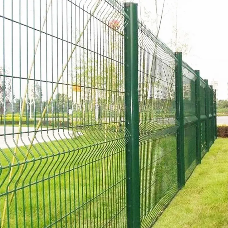 easily assembled feature 3D curved wire mesh fence panel garden supplies