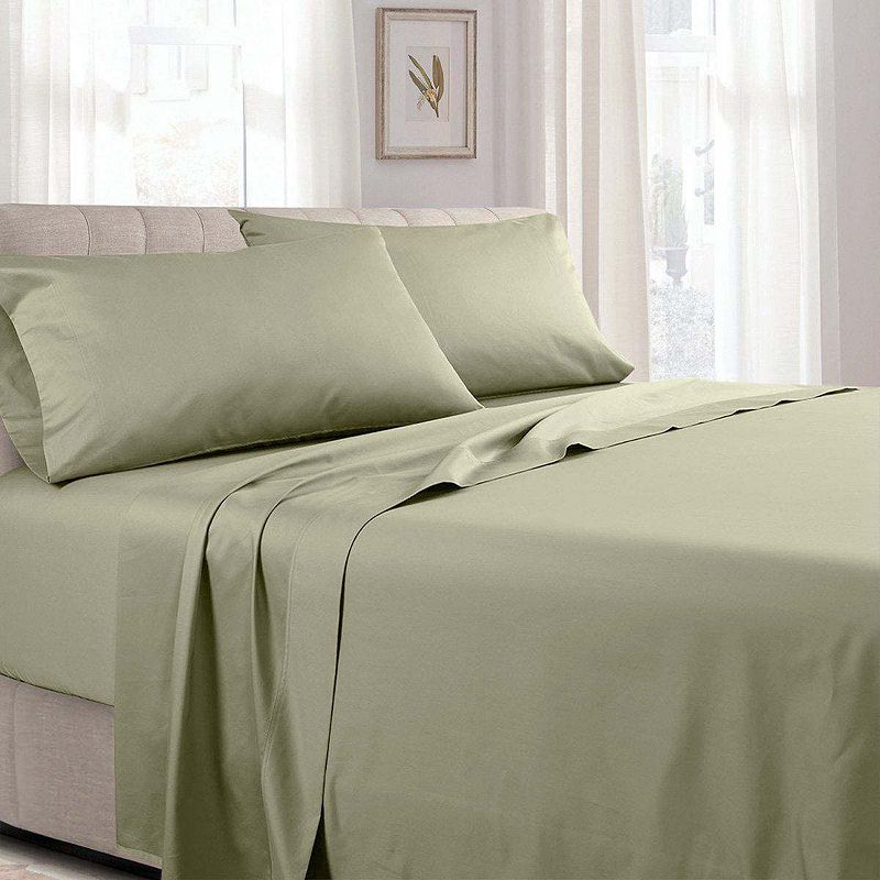 Low Profile (7-10 Inches) Soft Cotton Sateen Sheet Set