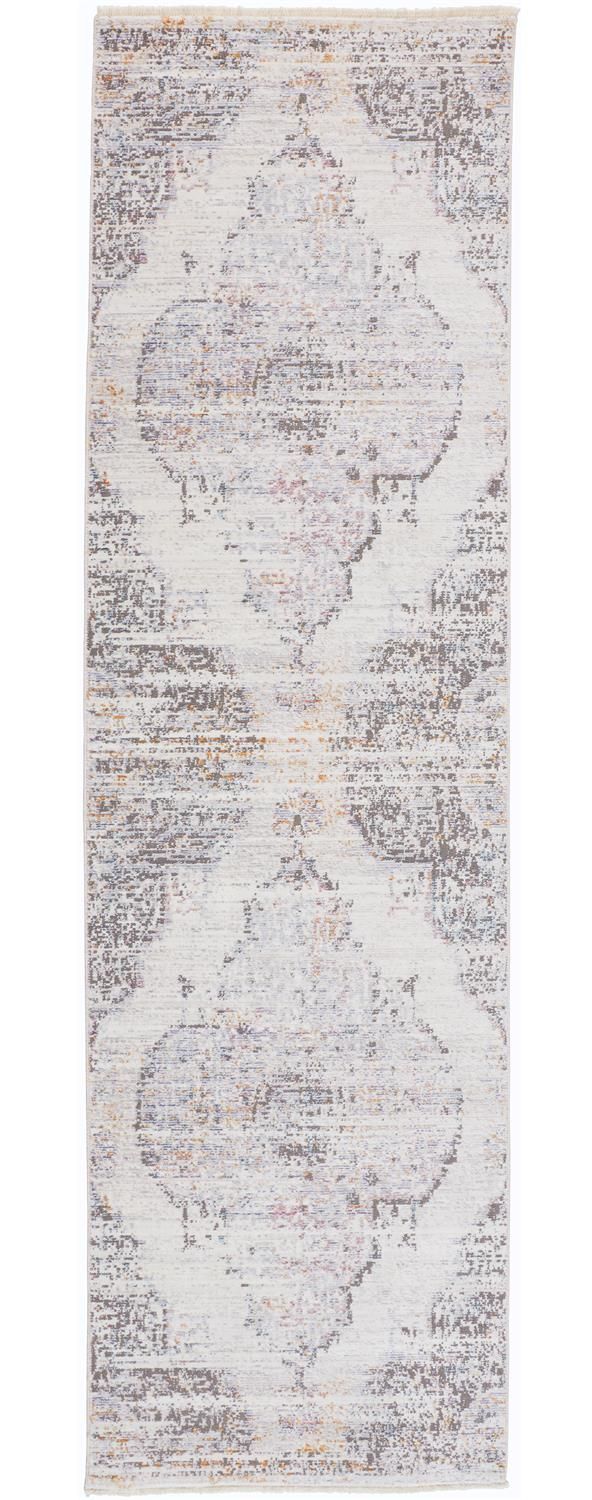 Tirza Ivory and Gray Rug by BD Fine