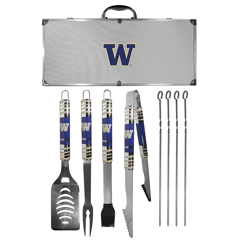 Washington Huskies Tailgater 8-Piece BBQ Grill Set