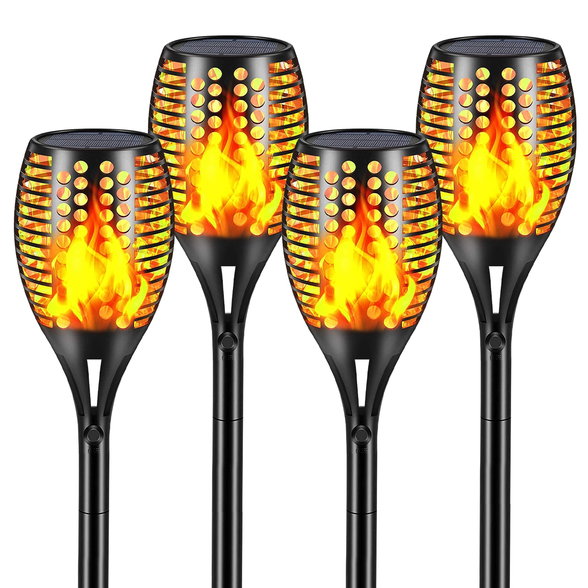 SZRSTH Solar Torch Lights Halloween Decorations， 48