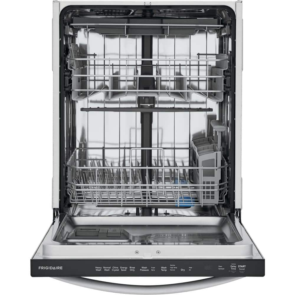 Frigidaire 24 In in Top Control BuiltIn Tall Tub Dishwasher in Stainless Steel with 5Cycles 49 dBA