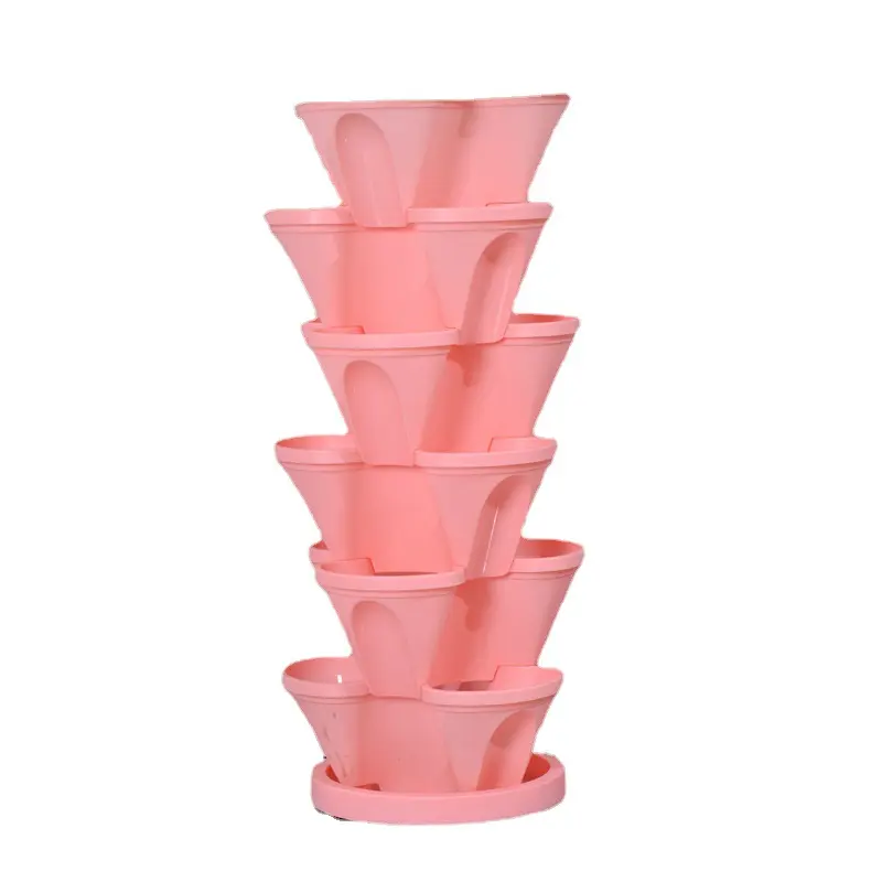 cheap garden supplies wholesale cheap home garden farming strawberry vertical tower pot planter