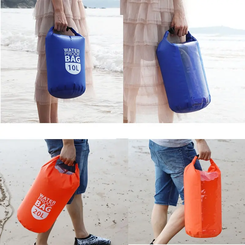 Oem Custom Logo Outdoor Waterproof Dry Bag Floating Camping Hiking Travel Swim Waterproof Backpack Bag