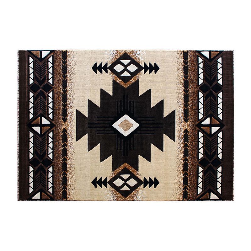 Masada Rugs Masada Rugs 5'x7' Southwest Native American Area Rug - Design C318 Berber