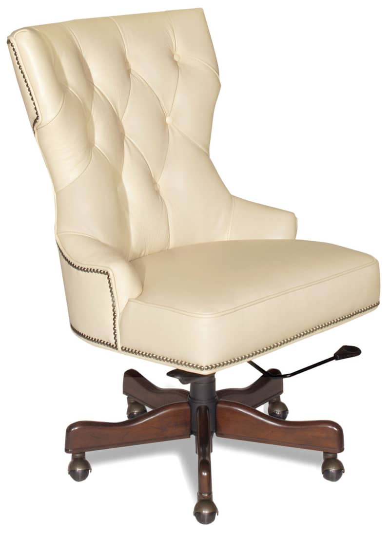 Hooker Furniture Surreal Simone Beige Leather Primm Home Office Chair