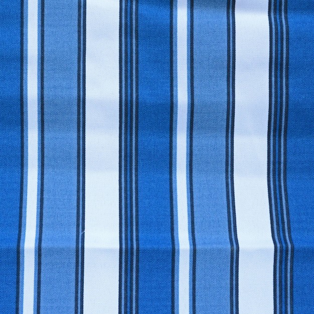 Outdoor Quilted Reversible Hammock Pad Blue Stripe blue