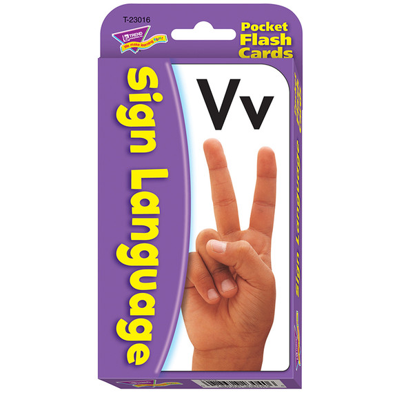 Trend Enterprises T 23016 Pocket Flash Cards Sign ...
