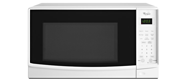 Whirlpool 0.7 Cu. Ft. White Countertop Microwave