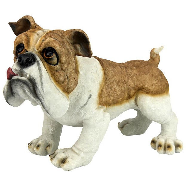 Design Toscano Winston The British Bulldog Statue Multicolored