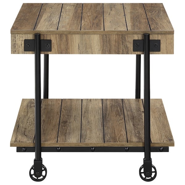 Hyssop Farmhouse 24-in End Table by Furniture of America