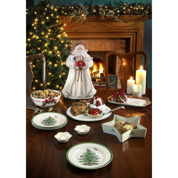 Spode Christmas Tree 10 5 Inch Dinner Plates Set Of 4