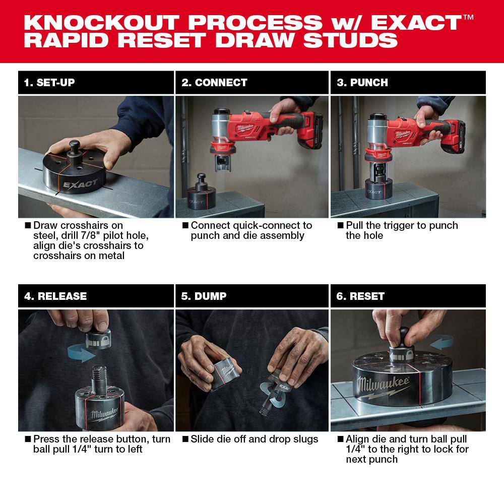 MW M18 18V Lithium-Ion 12 in. to 4 in. Force Logic 6 Ton Cordless Knockout Tool Kit with FUEL Bandsaw 2677-23-2829-20