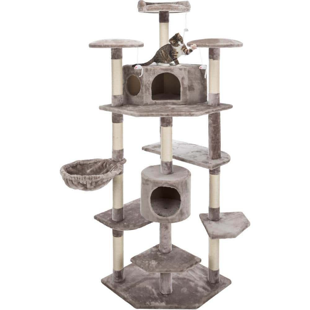 TRIXIE Roma Cat Tower XL, Gray 44734