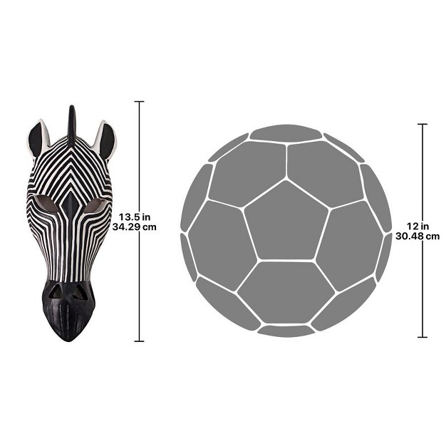 Design Toscano Zebra Mask