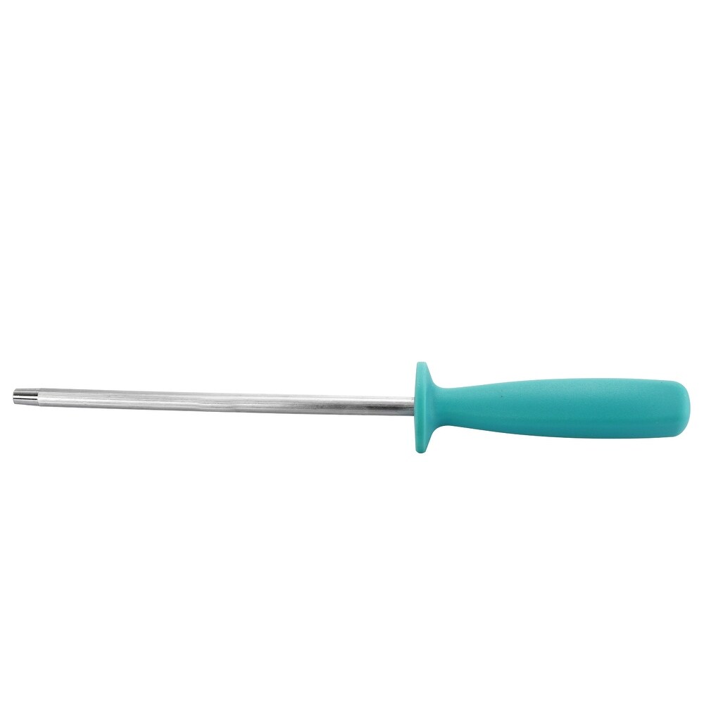 14 Piece Lightweight Stainless Steel Cutlery Set with Teal