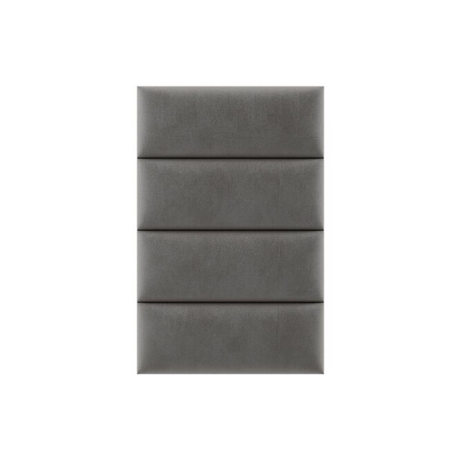 VANT Upholstered Headboards   VELVET Gothic Gray   30 Inch   Set of 4 panels