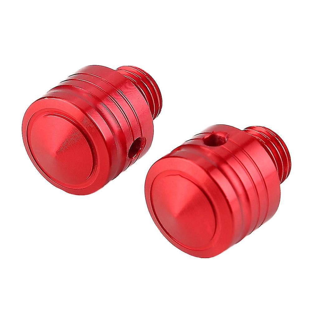 Universal Motorcycle Scooter Rear View Mirror Mounting Screw M10*1.25 Red