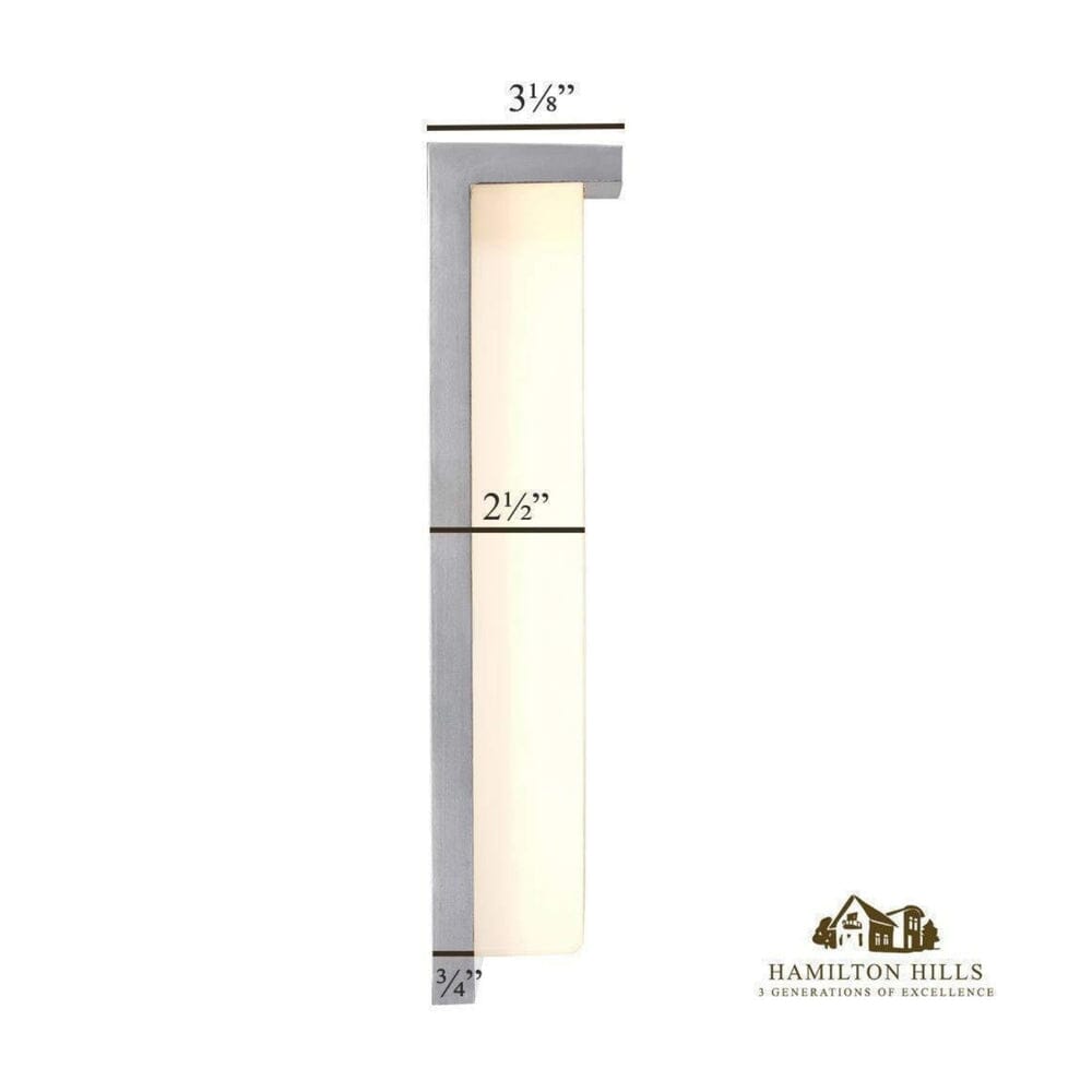 Flush Mount Modern Outdoor Wall Sconce