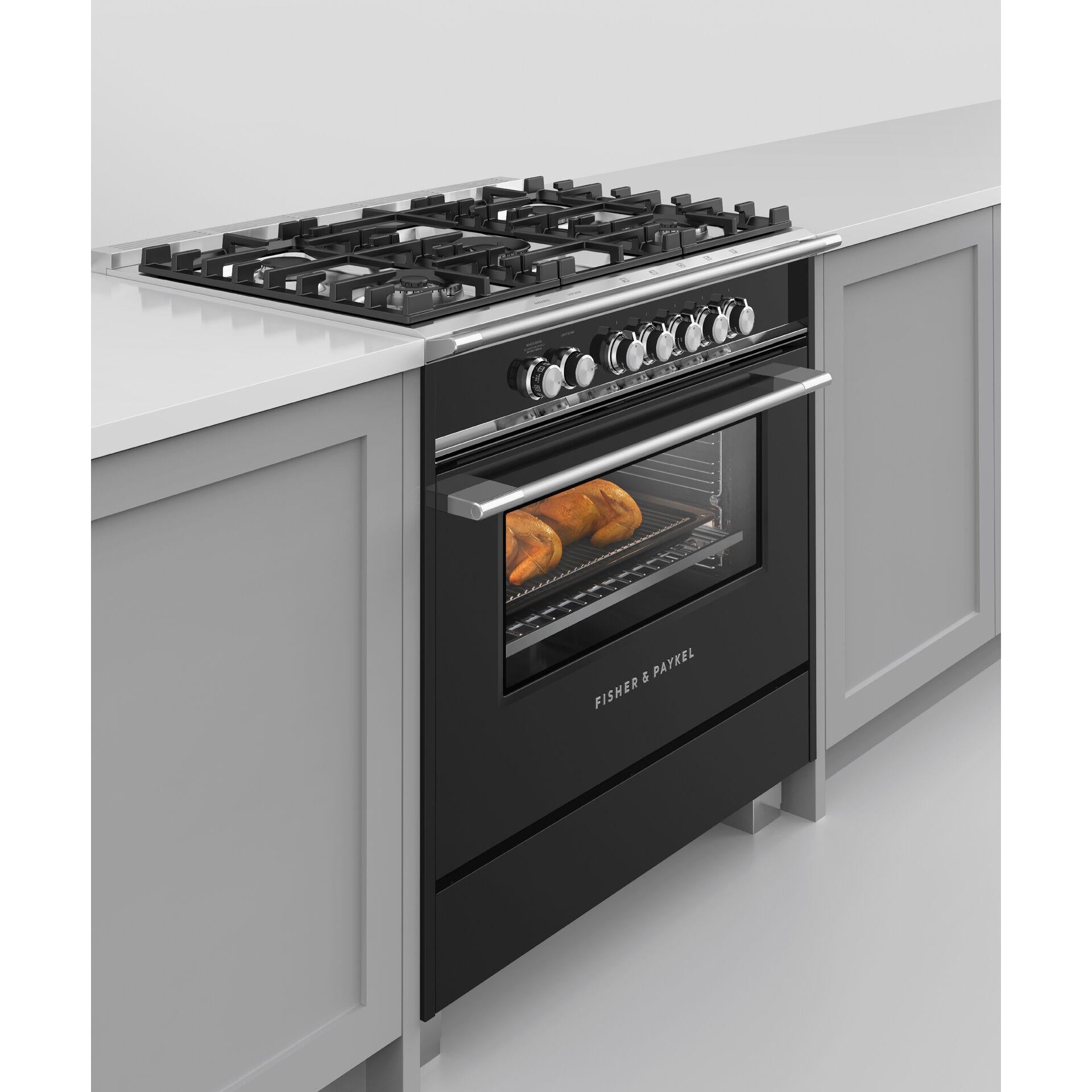 Fisher & Paykel 36-inch Freestanding Gas Range with AeroTech? Technology OR36SCG4B1