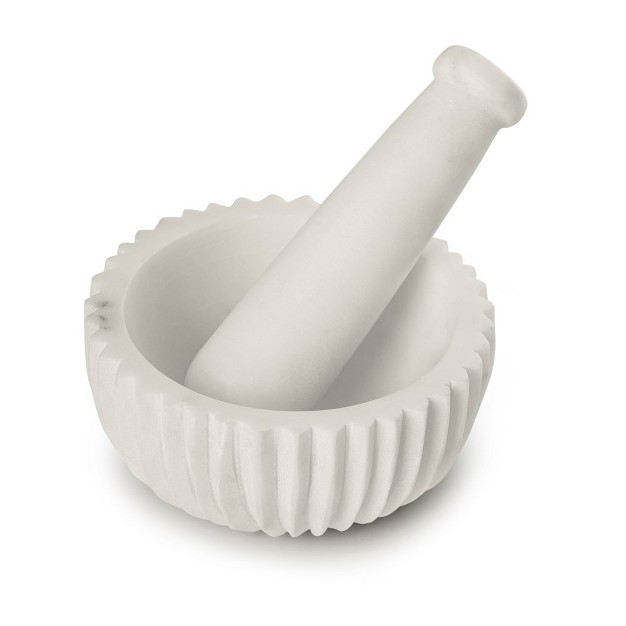 Gauri Kohli Milan Marble Mortar Pestle