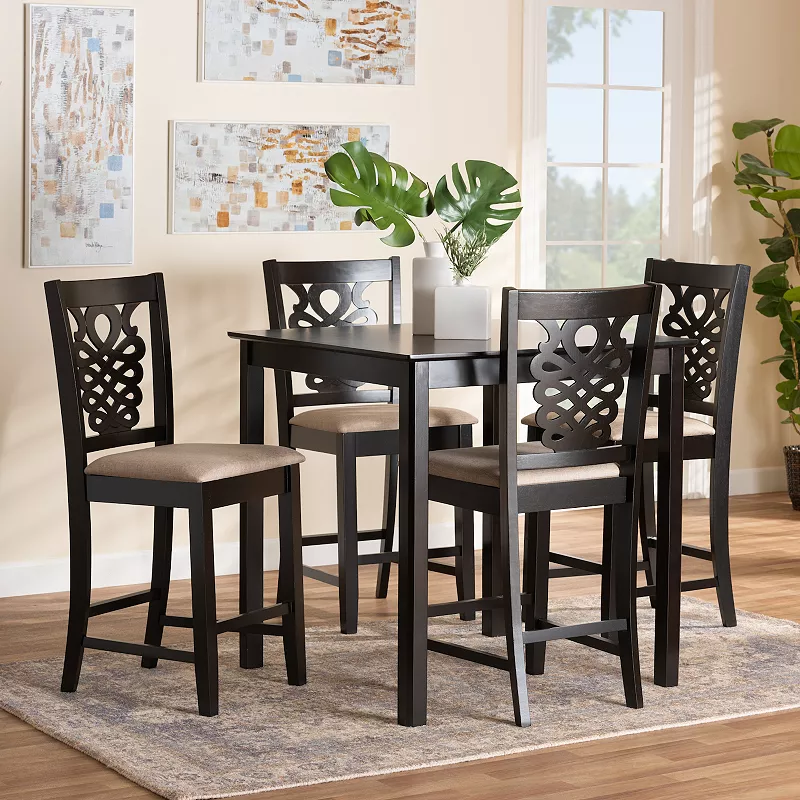 Baxton Studio Gervais Pub 5-piece Set