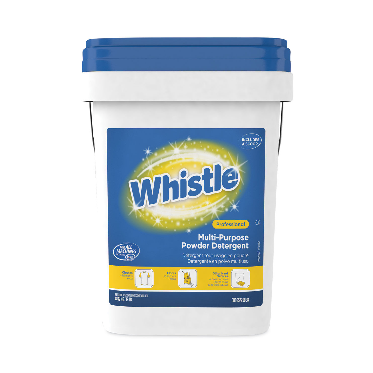 Whistle Multi-Purpose Powder Detergent by Diverseyandtrade; DVOCBD95729888