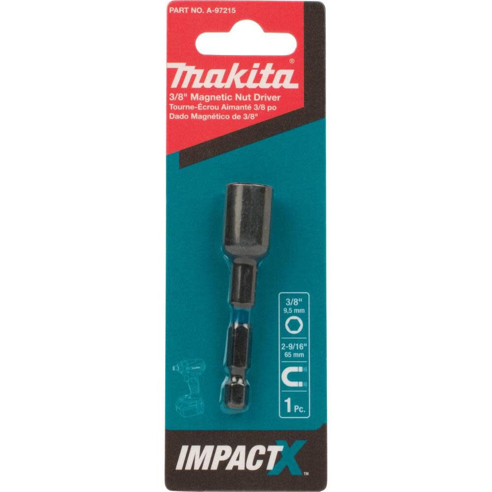 Makita Impact X 3/8 x 2-9/16 Magnetic Nut Driver A-97215 from Makita