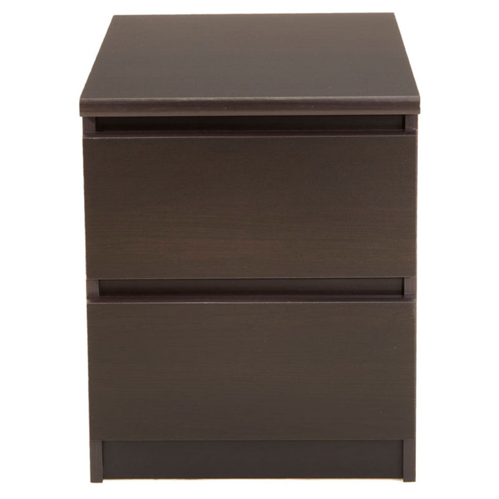 Tvilum Laguna Collection 2-Drawer Nightstand, Truffle