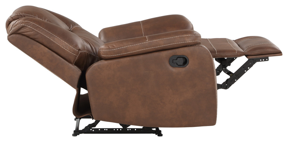 Katrine Manual Recliner   Contemporary   Recliner Chairs   by Homesquare  Houzz