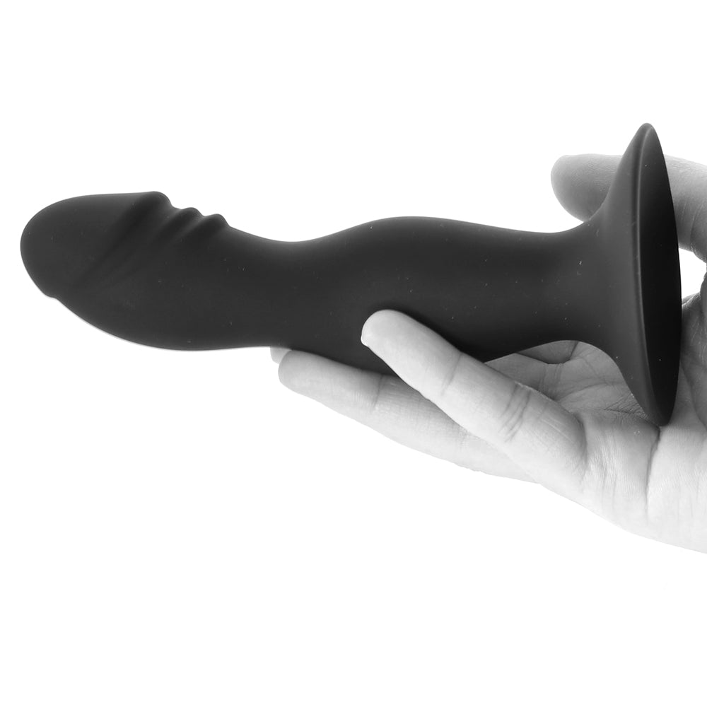 Silicone Anal Stud in Black