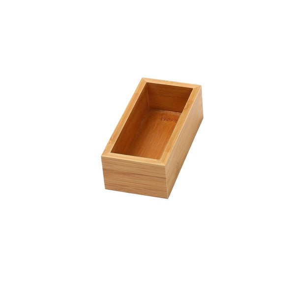 YBM Home Bamboo Kitchen Drawer Organizer Storage Box