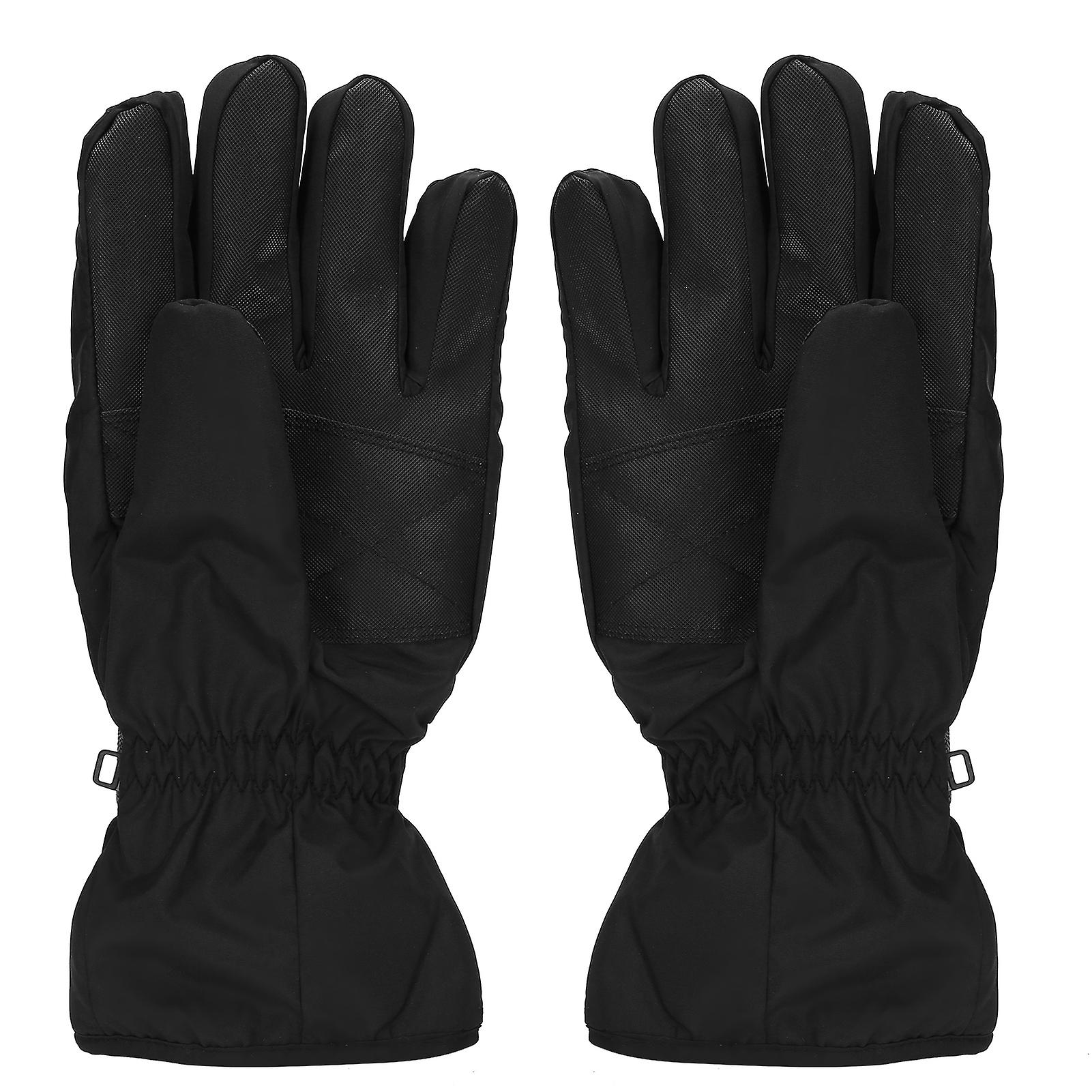 1 Pair Gloves Electric Heated Gloves Waterproof Windproof Heating Motorcycles Accessories