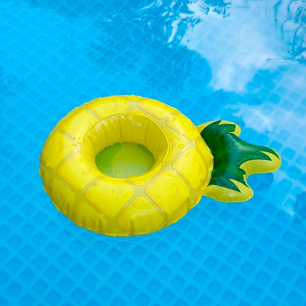 Inflatable Pineapple Swimming Pool Beverage Drink Holder