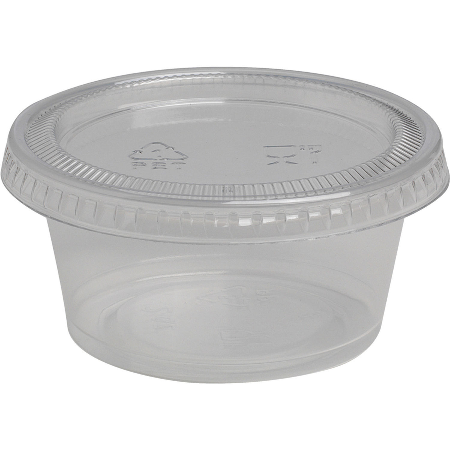 Portion Cup Lids by GP Pro by Georgia Pacific Corp. DXEPP20CLEAR